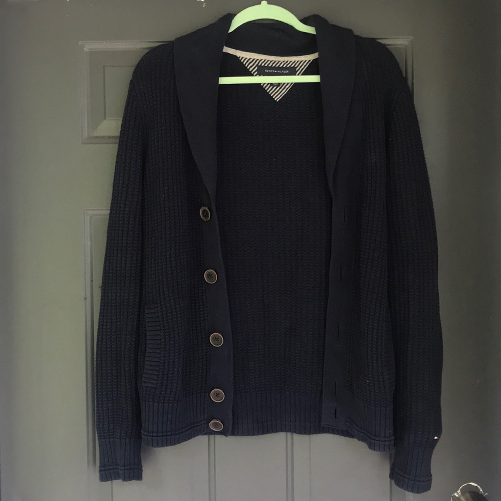 Tommy Hilfiger Navy Cardigan (Men’s, Small)